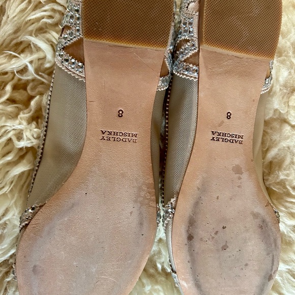 Badgley Mischka Gigi Crystal Pointed Toe Flat ( Brand New without box) - Picture 4 of 6